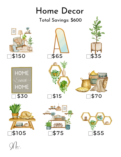 Home Savings Challenges