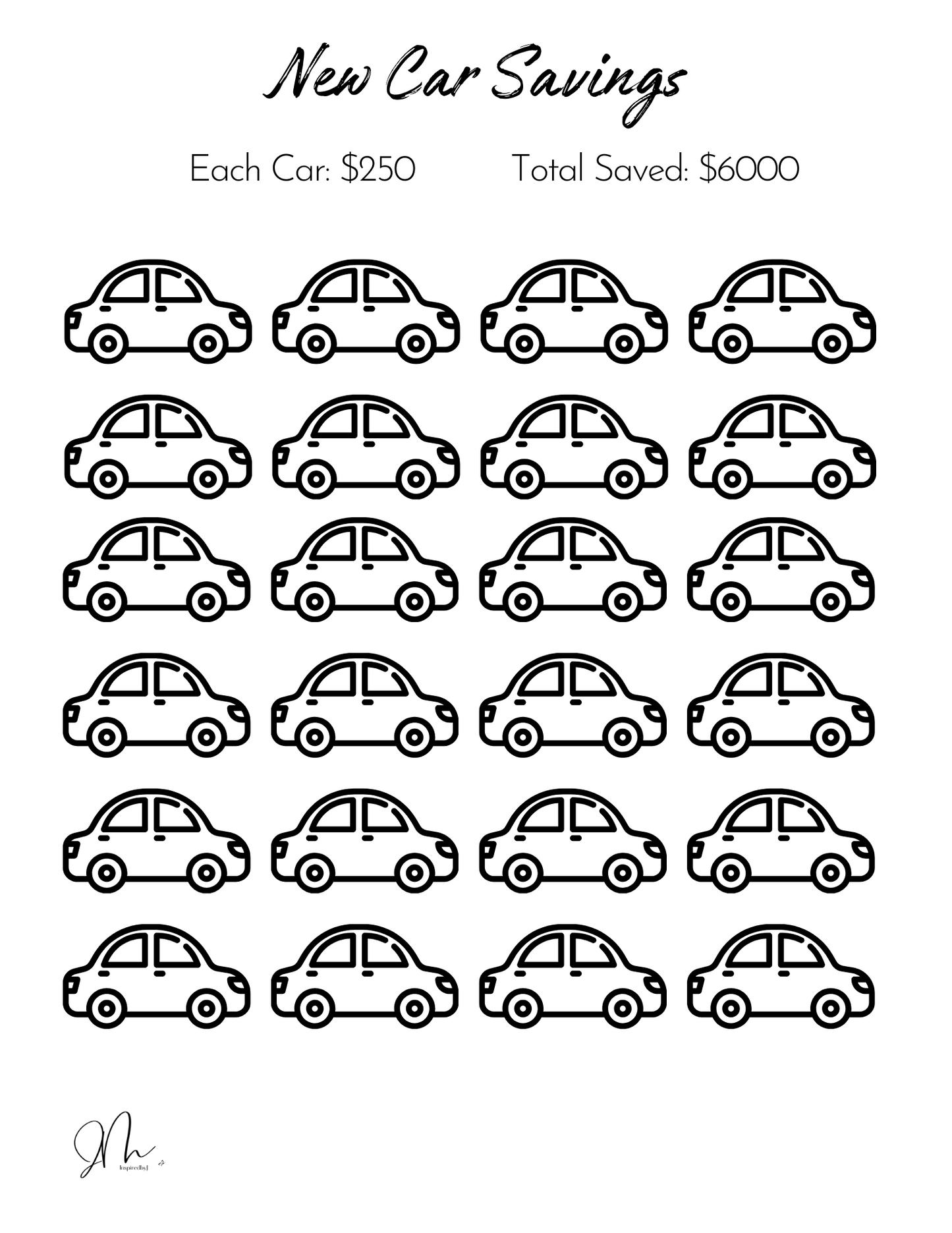 Car Savings Challenges