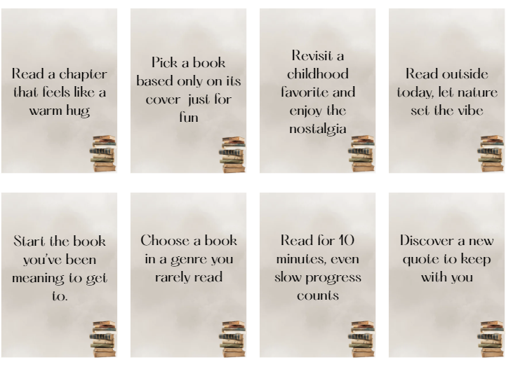 Book Lover's Motivational Prompt Deck