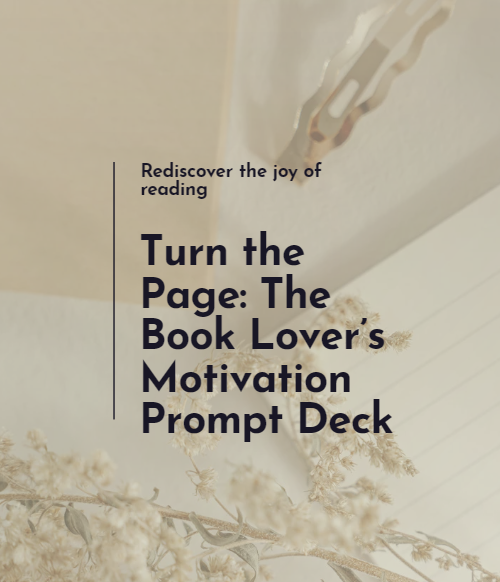Book Lover's Motivational Prompt Deck