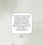 Financial Motivation Card Deck