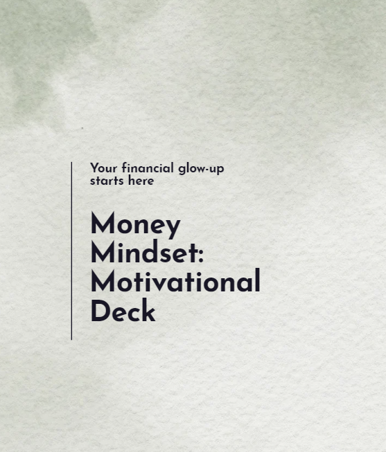 Financial Motivation Card Deck